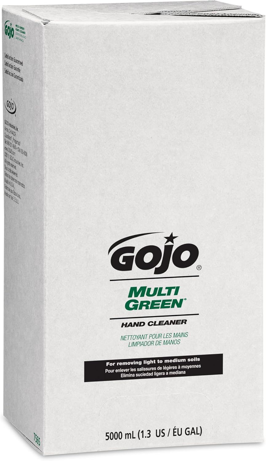 Gojo 7565-02 Multi Green Multi-Purpose Hand Cleaner for PRO 5000 Dispenser 5000 Milliliter 2 Pack