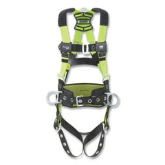 Honeywell H5CS221022 Construction Standard Full Body Harness Back/Side D-Rings QC Chest/Leg Buckles