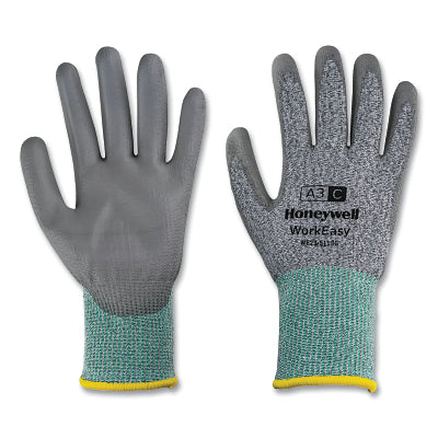 Honeywell WE23-5113G-9/L WorkEasy Gloves PU Palm Coating Large Gray/Green