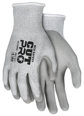 MCR Safety 92743PUXL Cut Pro Gloves, X-Large, Polyurethane Coated, Gray