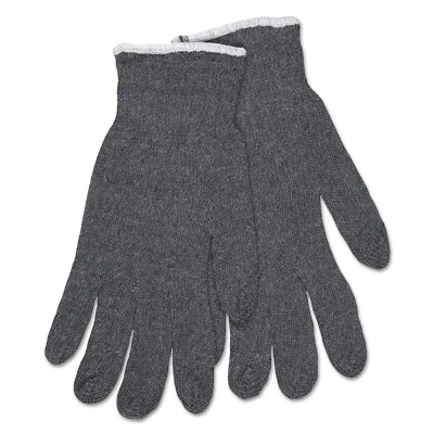 MCR Safety 9637LM Multipurpose String Knit Gloves Large Gray Knit Wrist