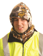 OccuNomix 1070-CAMO Camouflage 100% Polyester Plush Fleece Hot Rods 3-In-1 Balaclava Heavyweight