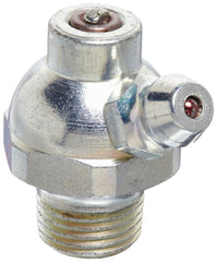 Alemite 1940-B Hydraulic Shut-Off Fitting, 60 Degree Angle, Shut-Off Pressure 5-20 lbs, 1/8 PTF SAE Special Short