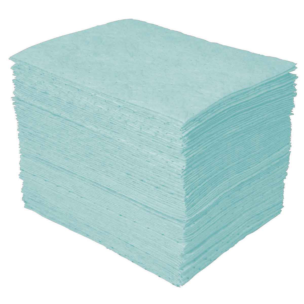 Brady SPCUN1719 Universal Plus Chemical Absorbent Pads - Medium Weight, 15x 19, Absorbency Capacity 20.5 gal