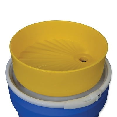 Eagle 1662 Drum Funnels and Cover Yellow HDPE 30 Gallon and 55 Gallon Drums