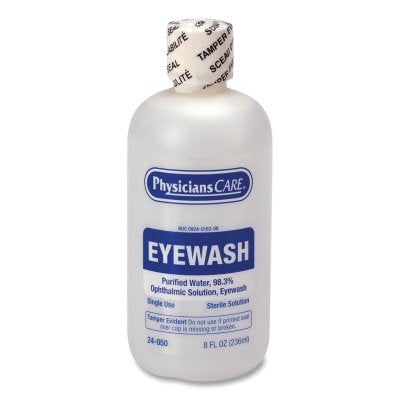 First Aid Only 24-050 Eye Flush Bottle 8 oz