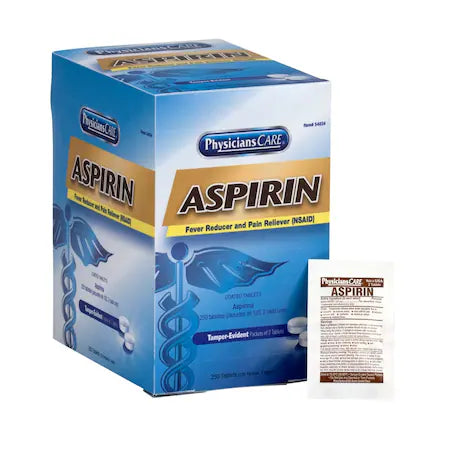 First Aid Only 54034 PhysiciansCare Aspirin 325 mg 2 pk 125 pk per Box