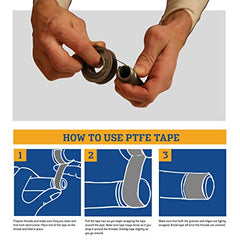 Gasoila SA26 PTFE Thread Tape 4.3 mil High Density 260 in L x 1/2 in W