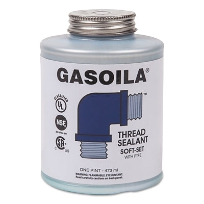 Gasoila Chemicals SS16 Soft-Set Thread Sealant 1 pt Brush Top Can