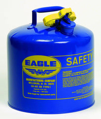 Eagle UI50SB Type I 5 gal Safety Can with Non-Sparking Flame Arrestor Blue