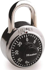 Master Lock 1500 Combination Lock 9/32 in Diameter 3/4 in L x 13/16 in W Silver/Black