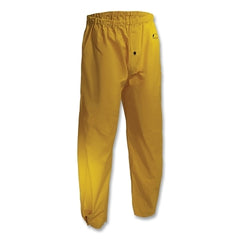 Dunlop Protective Footwear 7655400.2X Sitex Elastic Waist Rain Trousers 0.35 mm PVC Polyester Yellow 2X-Large