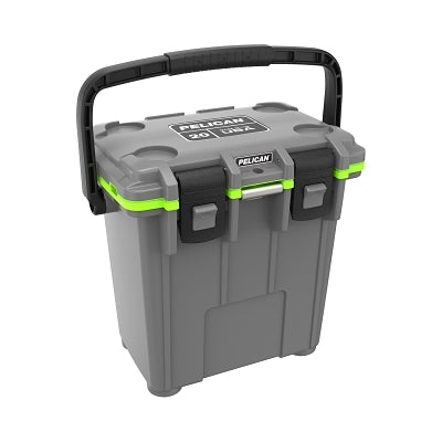 Pelican 20Q-1-DKGRYEGRN Elite Cooler 20 Qt Dark Gray Green