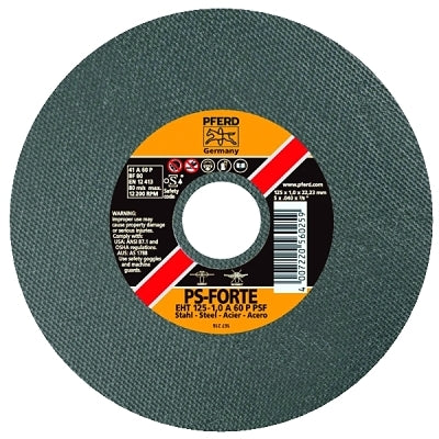 Pferd MPN 69950 A-PSF Thin Cut-Off Wheel Type 1 5 inches Diameter 60 Grit Aluminum Oxide