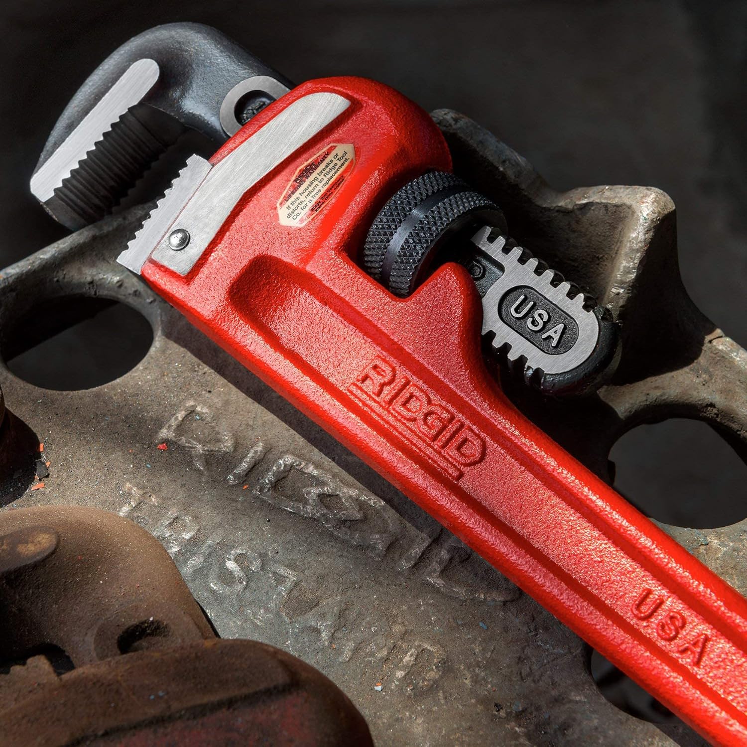 Ridgid 31025 Heavy-Duty Straight Pipe Wrench 18 Inch