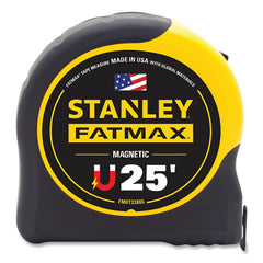 Stanley FMHT33865L FatMax Magnetic Tape Measure 25 ft x 1-1/4 in SAE Yellow/Black