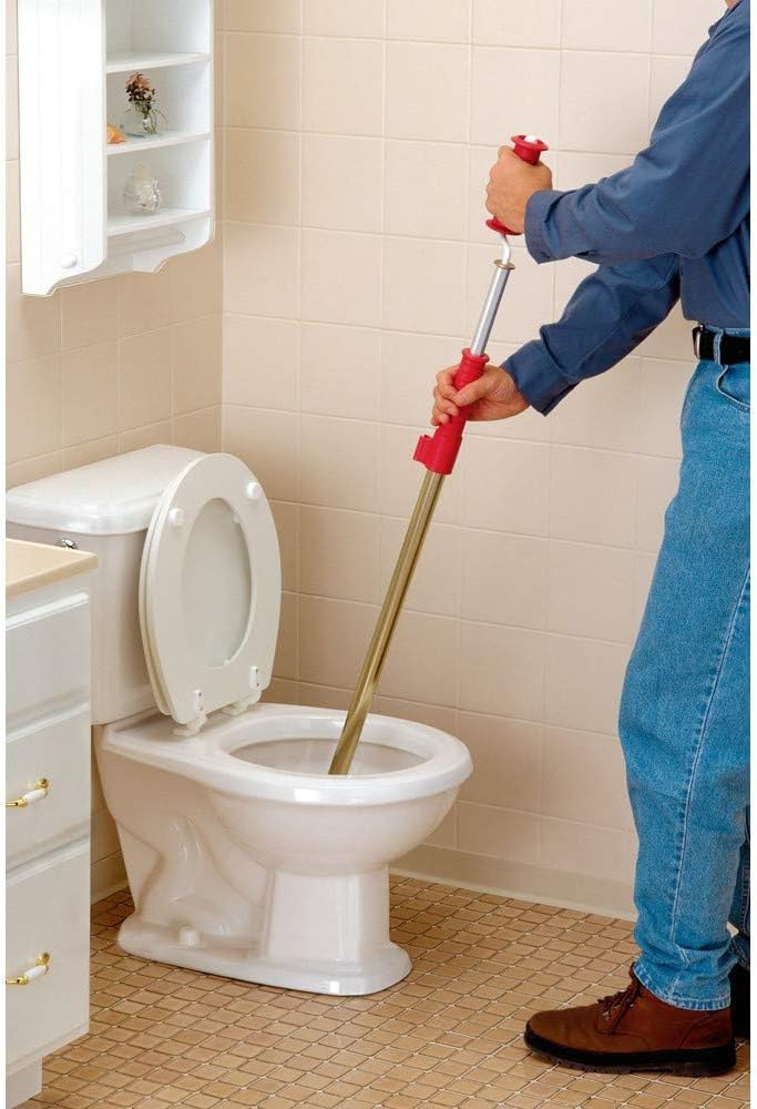 RIDGID 59802 K-6DH Hybrid Toilet Snake Auger, Cable Extends to 6 Feet with Integrated Drop Head, Manual or Cordless Drill Operated