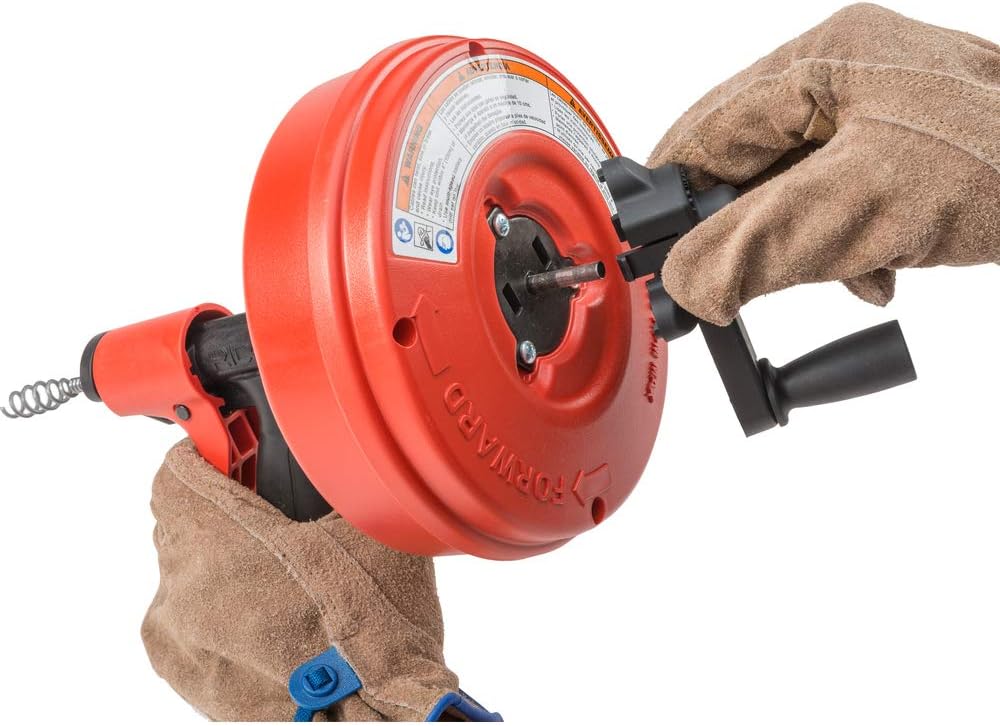 RIDGID 57043 Power Spin Drain Cleaner with 25' MAXCORE Cable