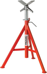 RIDGID 56662 VJ-99 V Head High Pipe Stand 12-Inch