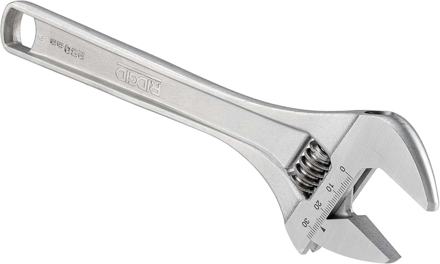 RIDGID 86912 10-Inch Adjustable Wrench Silver Small