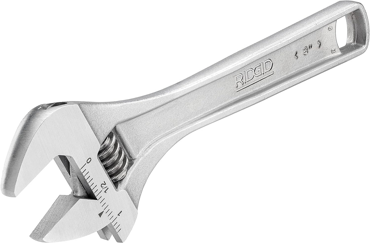 Ridgid 86907 758 Adjustable Wrench 8-Inch Metric SAE