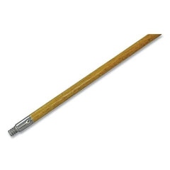 Rubbermaid Commercial FG636400LAC Lacquered Wood Broom Handle Metal Tip 60 Inches 15/16 Inch Diameter