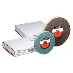 CGW Abrasives 38025 Bench Wheels Brown Alum Oxide Single Pack Type 1 8 x 1 1 Arbor 80 M