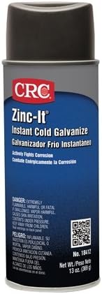 CRC 18412 Zinc-It Instant Cold Galvanize Coating, 13 Wt Oz