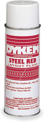 Dykem 80096 Steel Red Layout Fluid - 16 oz Aerosol Can