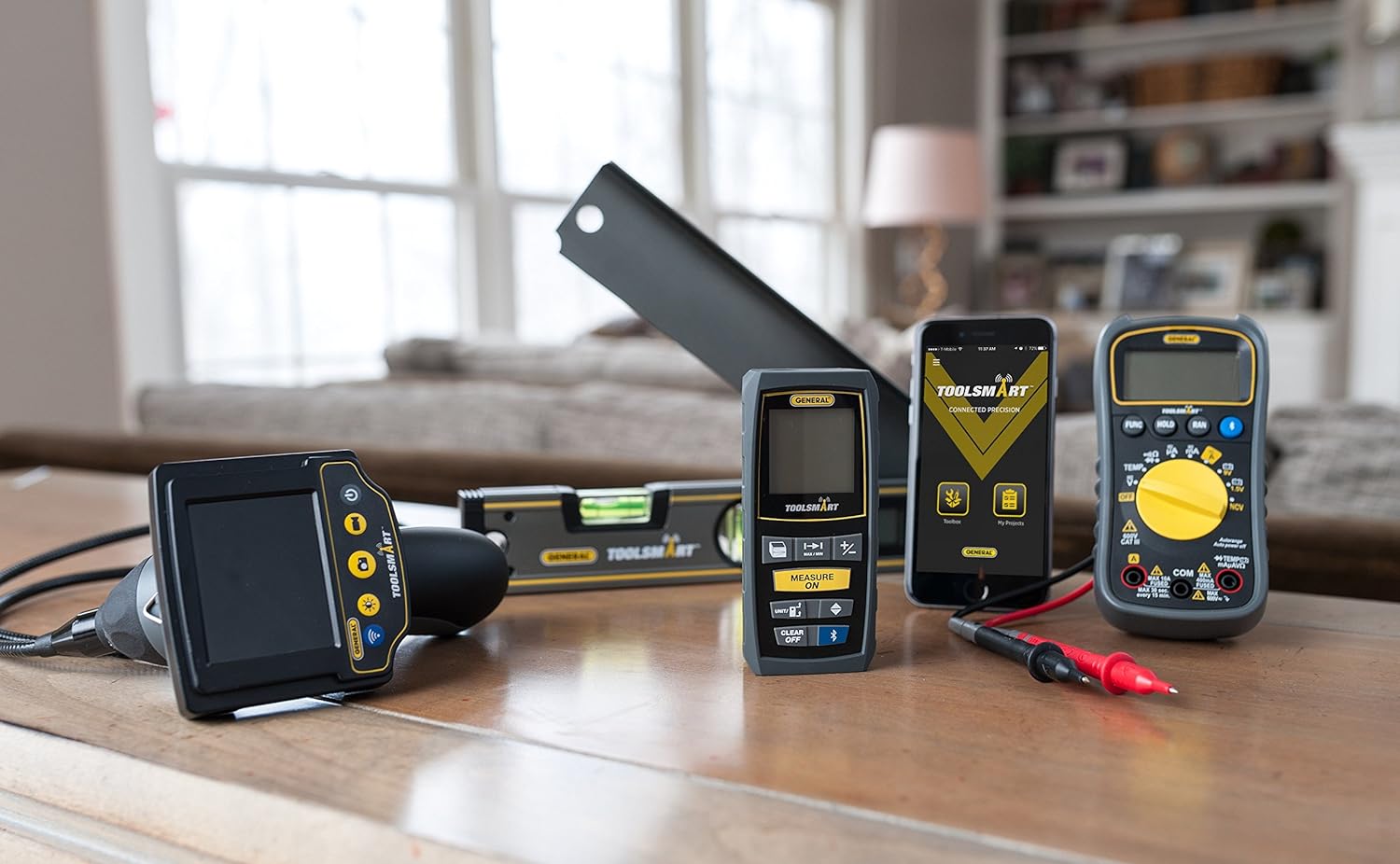 General Tools TS04 ToolSmart Bluetooth Connected Digital Multimeter Auto-Ranging 600V