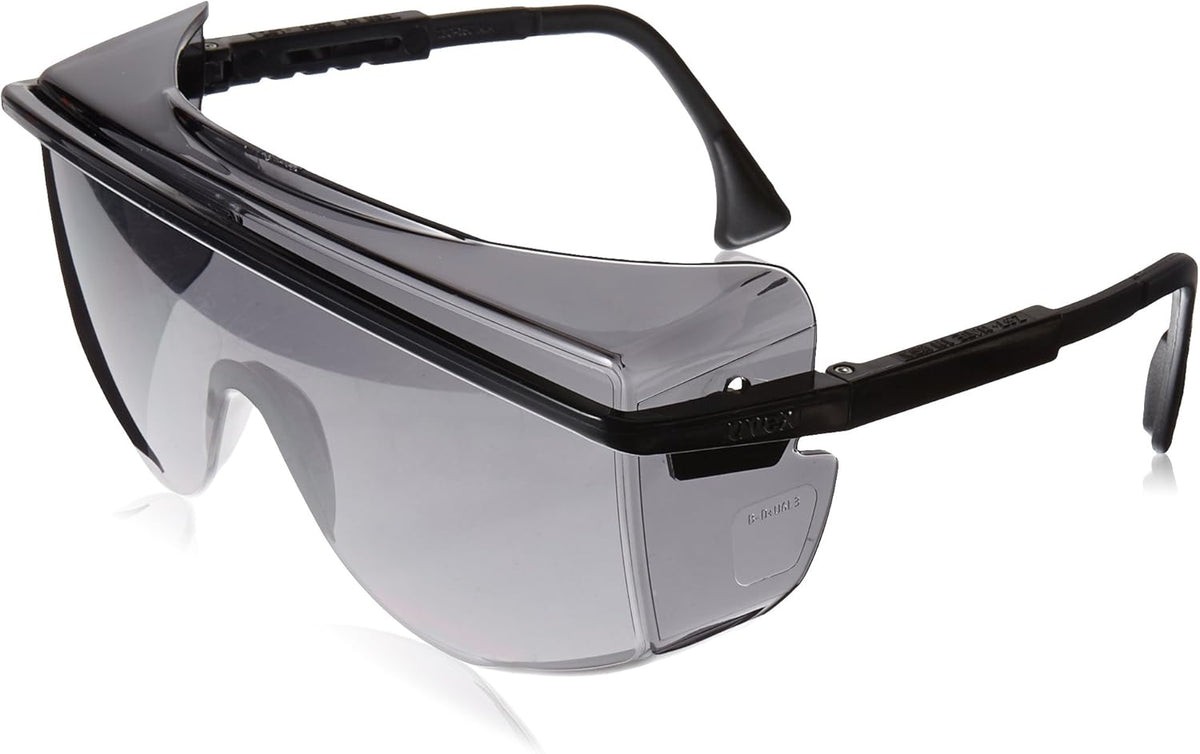 Honeywell Uvex S2504 Gray Safety Glasses Scratch-Resistant OTG Black/Grey