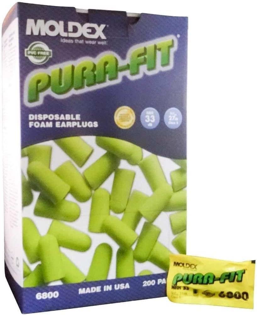 Moldex 6800 Pura-Fit Disp Earplug Uncorded (200 Per Case)