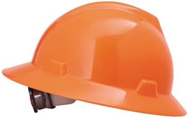 MSA 10057420 V-Gard Cap Style Hard Hat Orange Not Vented Ratings: I E