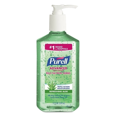 Purell 3639-12 Hand Sanitizer Gel with Aloe 12 oz Pump Bottle