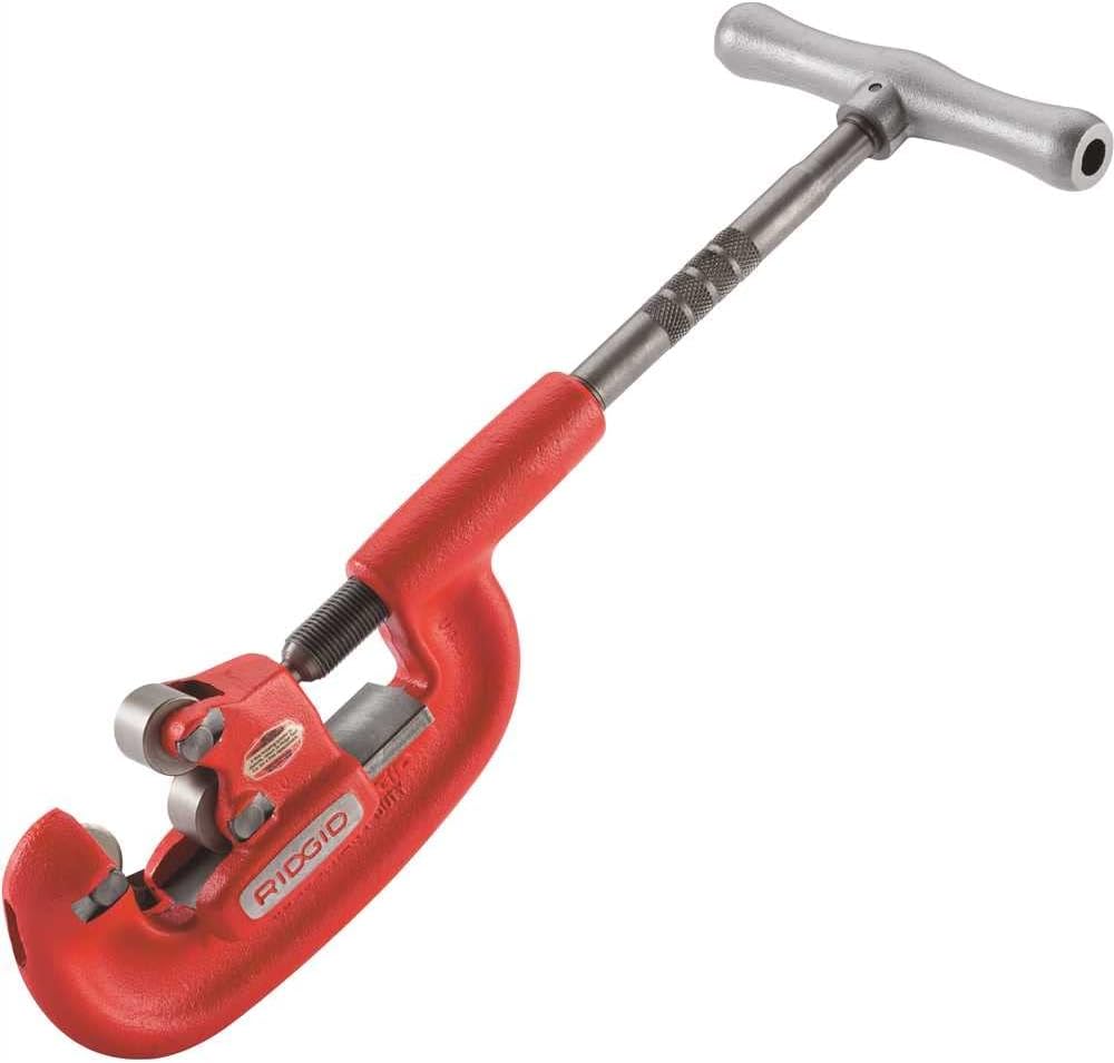 RIDGID 32820 Model 2-A Heavy-Duty Steel Pipe Cutter with Extra-Long Shank, 1/8 to 2 Metal Pipe Cutter