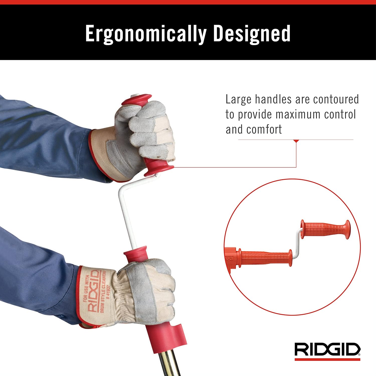 Ridgid 59787 Toilet Auger with Unclogging 3-Foot Snake and Bulb Head