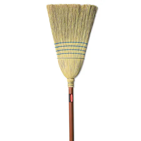 RUBBERMAID Rubbermaid FG638300BLUE Warehouse Heavy-Duty Corn Broom 38 inches