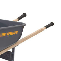 True Temper R6FF25 Steel Wheelbarrow 6-Cubic Foot Capacity