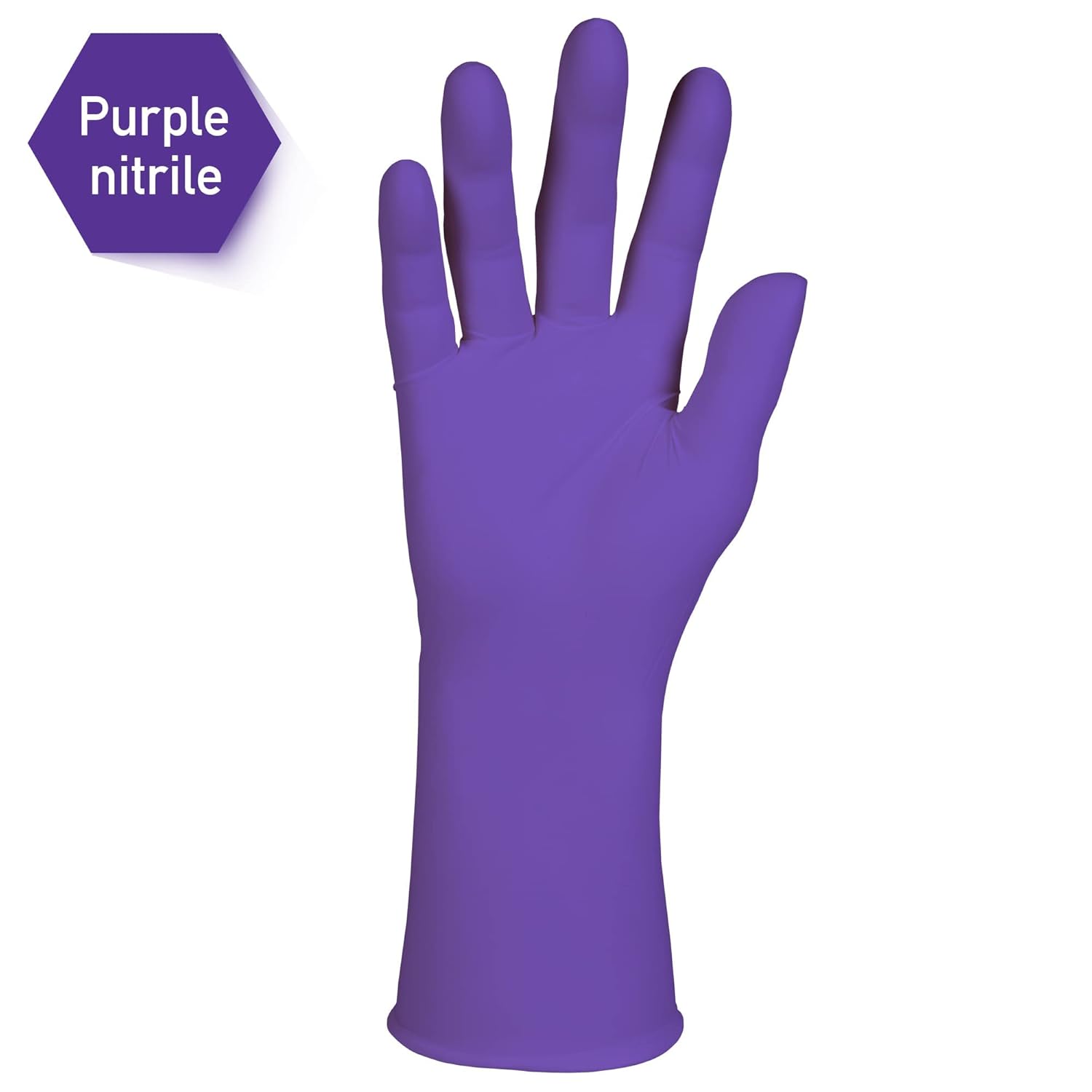 KIMBERLY-CLARK Kimtech 50602 Purple Nitrile-Xtra Exam Gloves Medium 50 Nitrile Gloves Per Box