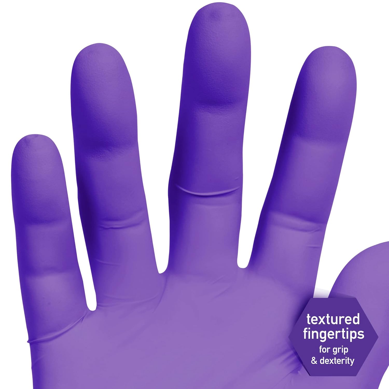 KIMBERLY-CLARK Kimtech 50602 Purple Nitrile-Xtra Exam Gloves Medium 50 Nitrile Gloves Per Box