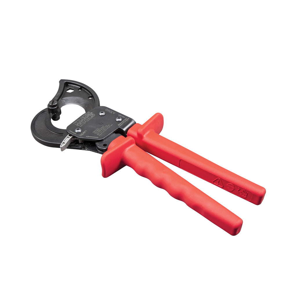 Klein Tools 63060 Ratcheting Cable Cutter for Cutting Copper and Aluminum Cables