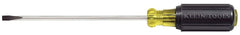 Klein Tools 601-6 3/16-Inch Cabinet Tip Screwdriver 6-Inch