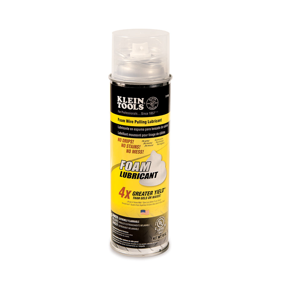 Klein Tools 51100 Wire Pulling Foam Lubricant 19 oz Aerosol Can