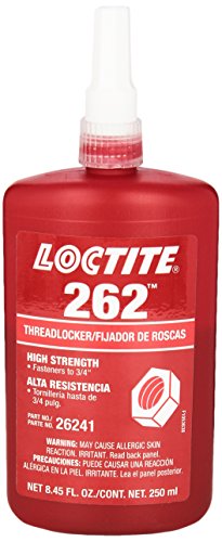 Loctite 135375 262 Threadlocker Medium to High Strength 250 ML