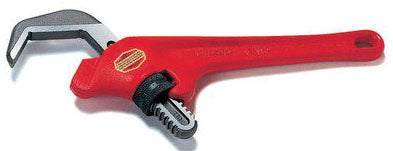 Ridgid 31305 E-110 9.5 Offset Hex Jaw Pipe Wrench 1-1/8 to 2-5/8 Capacity