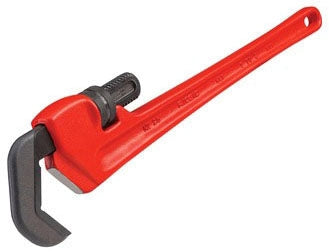 Ridgid 31305 E-110 9.5 Offset Hex Jaw Pipe Wrench 1-1/8 to 2-5/8 Capacity