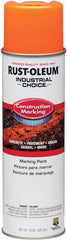 Rust-Oleum 264697 M1400 Construction Marking Orange Gloss 17 Oz. Spray