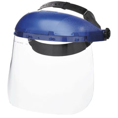 Sellstrom S39110 Single Crown Safety Face Shield with Ratchet Headgear Clear Tint Uncoated 8x12x0.04