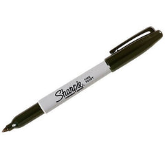 Sharpie 30101PP Fine Point Permanent Marker, Black, Single