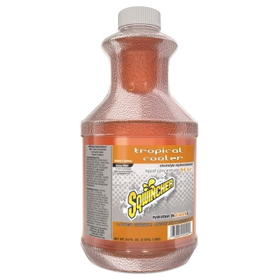 Sqwincher 159030329 Liquid Concentrate 64 oz Bottle Yields 5 gal Tropical Cooler